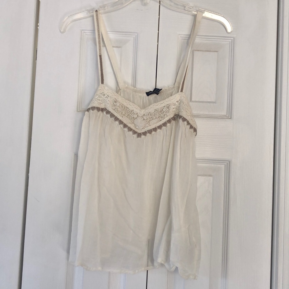 White tank top